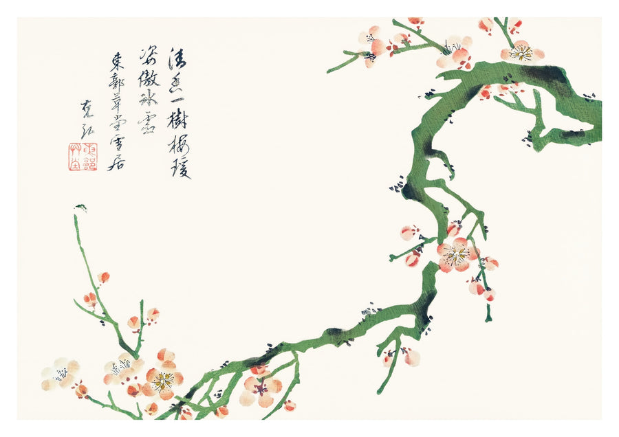 Pink Cherry Blossom - Print Only frame