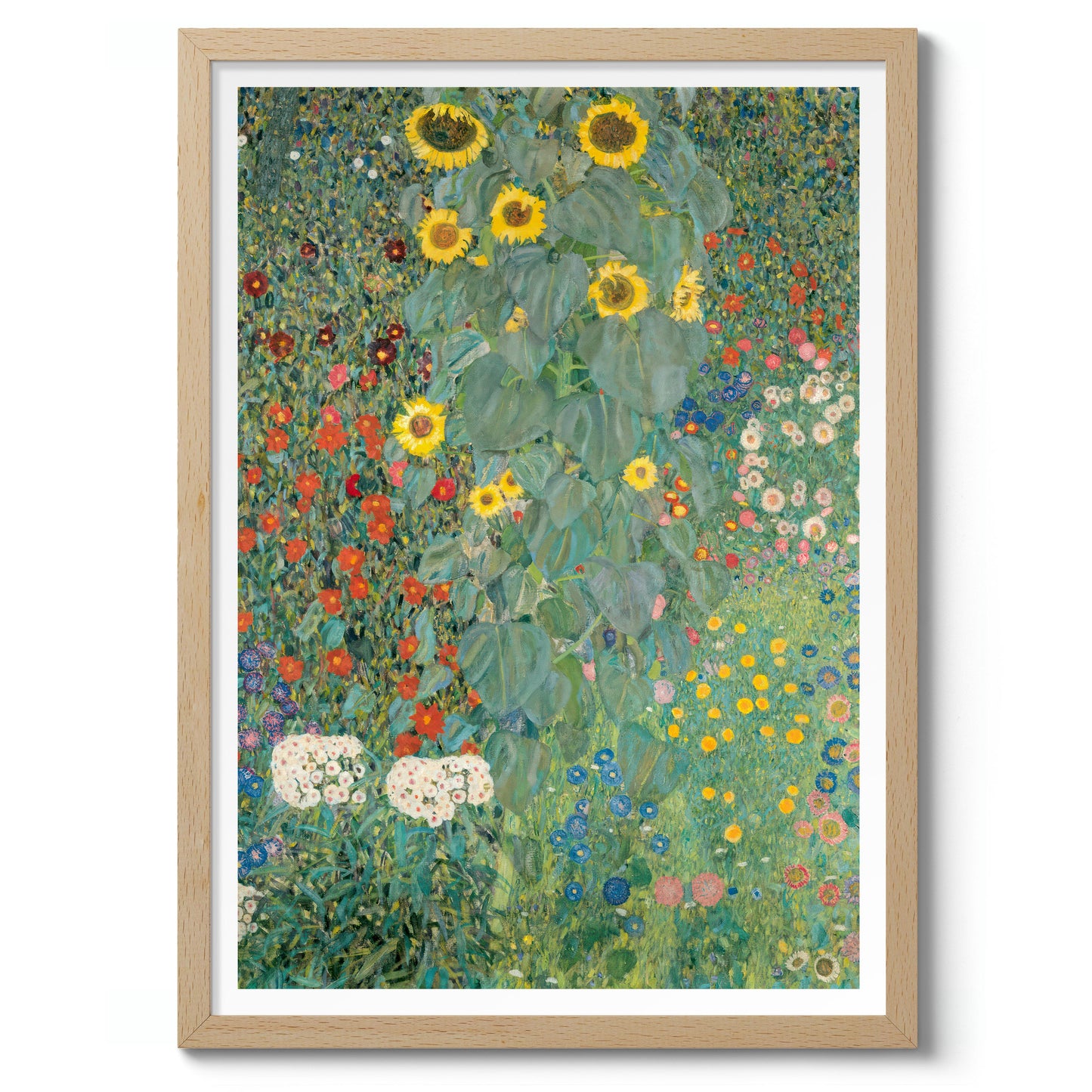 Farm Garden with Sunflowers