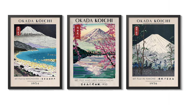 Okada Koichi - Set of 3