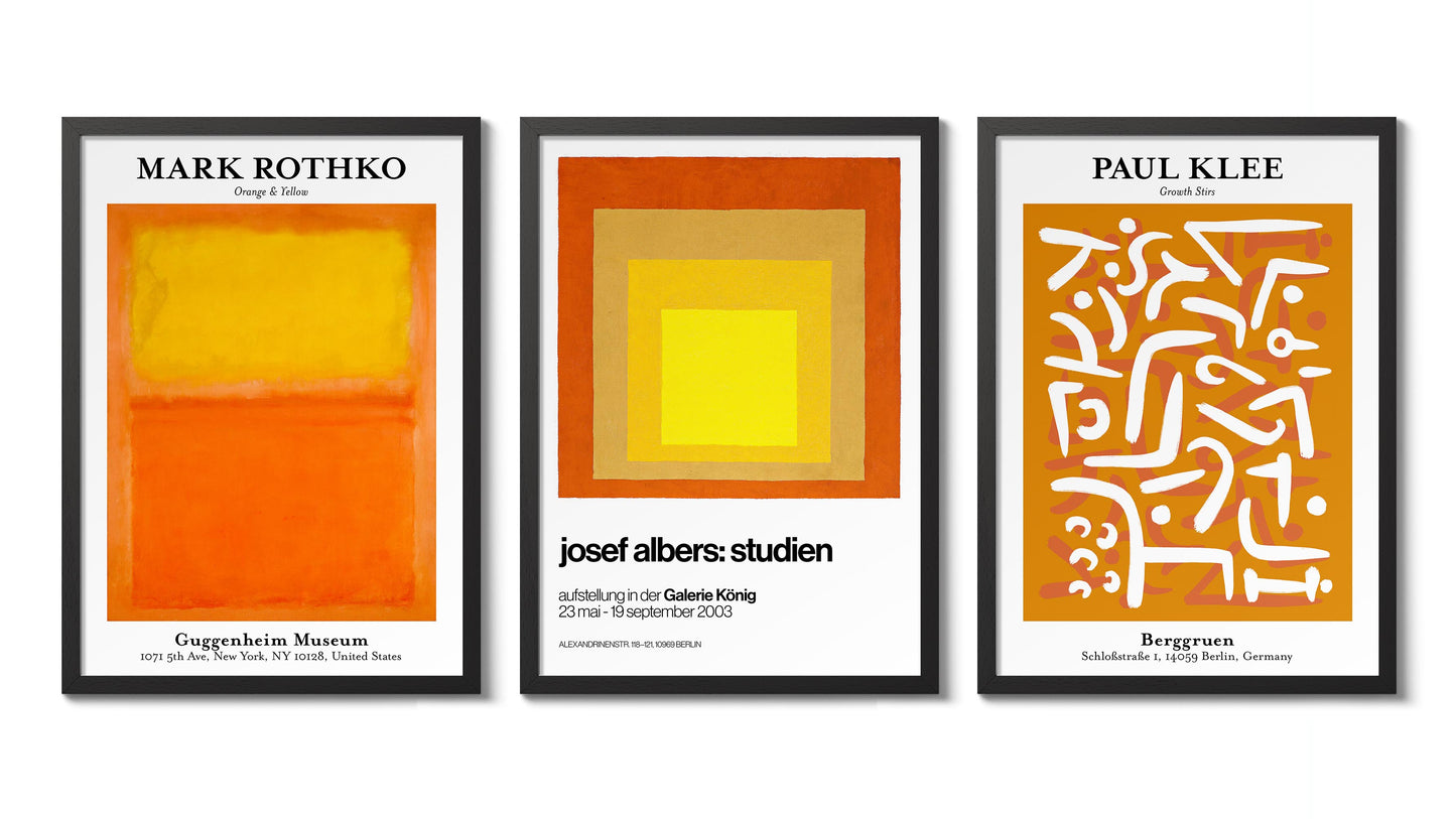 Orange - Ensemble de 3