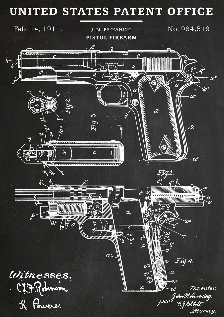 Handgun II - Print Only frame