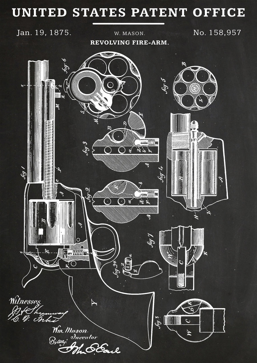 Schusswaffe III - Print Only frame