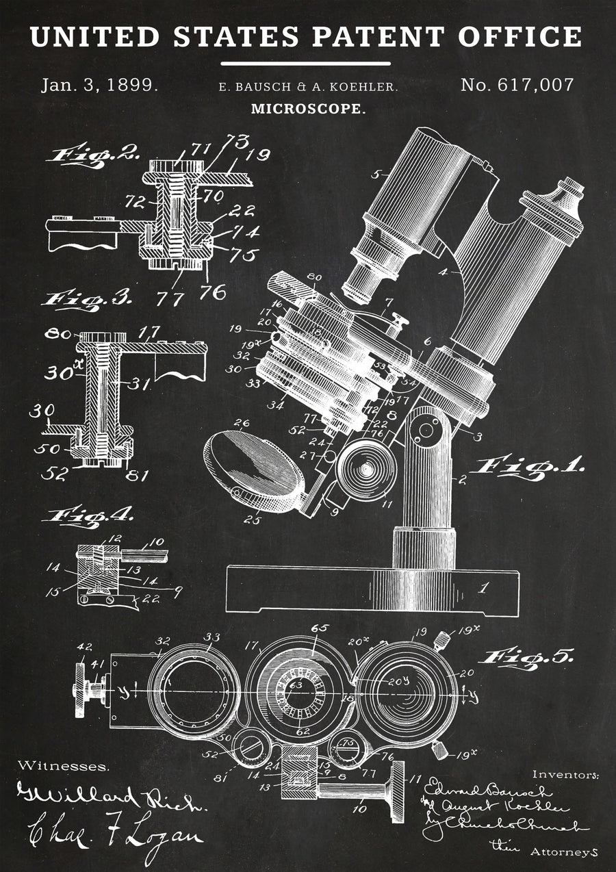 Microscope - Print Only frame