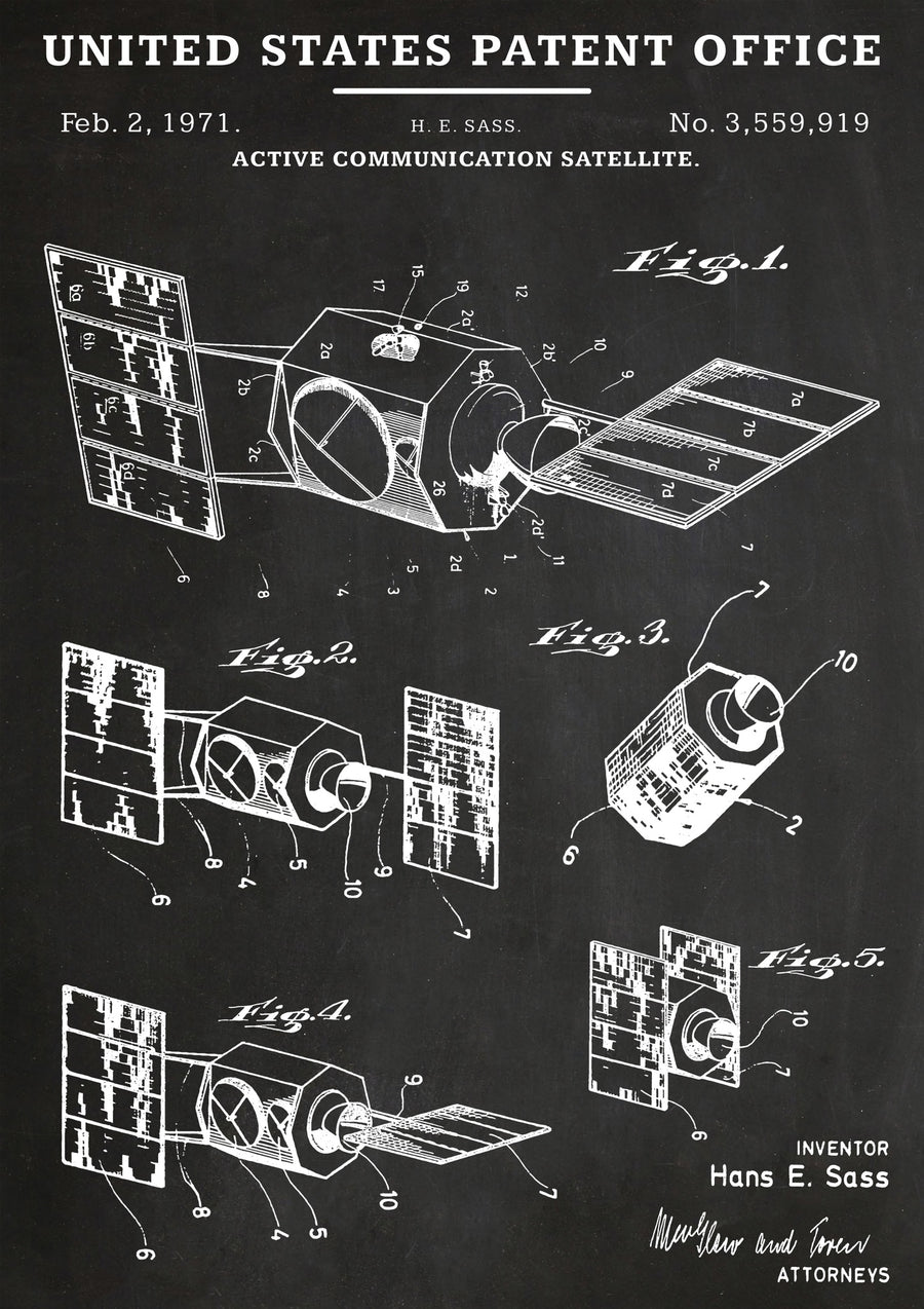 Satellit - Print Only frame