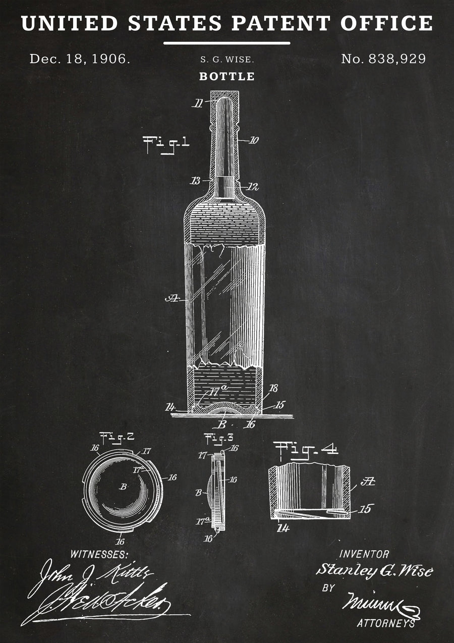 Bottle - Print Only frame