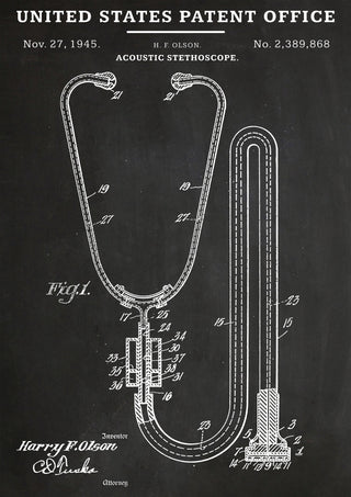 Akustisches Stethoskop print
