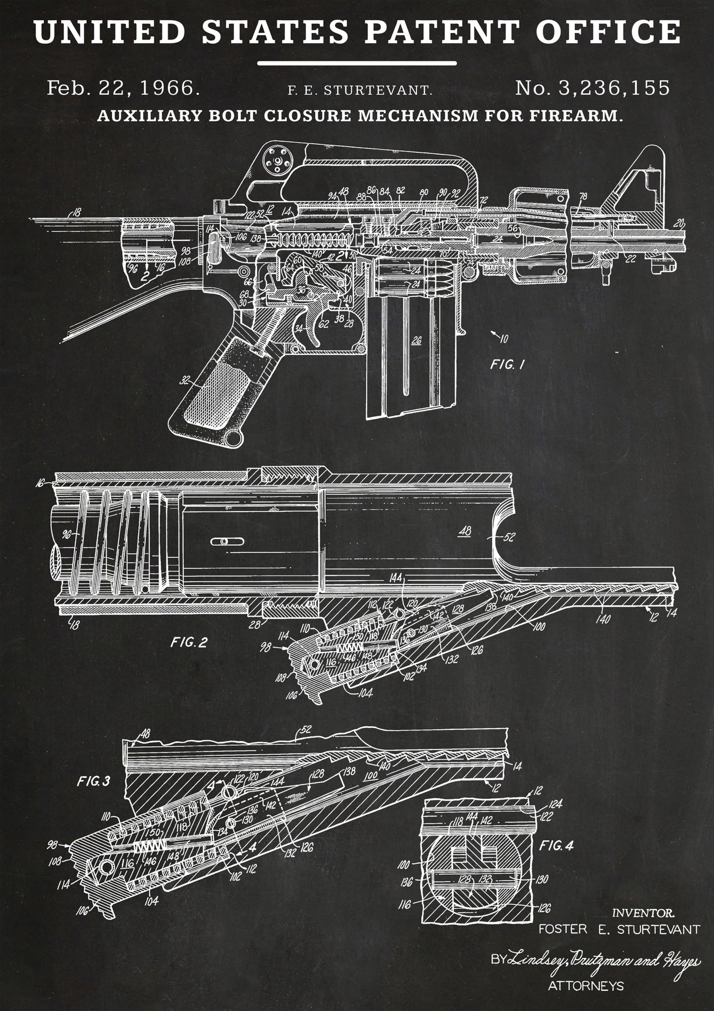 Auxiliary Bolt Closure