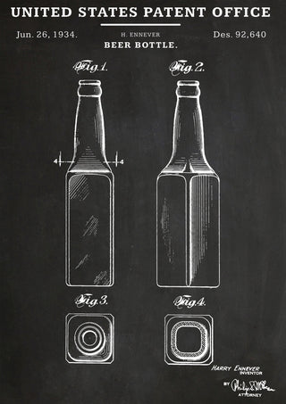 Beer Bottle print