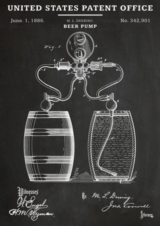 Pompe à bière print