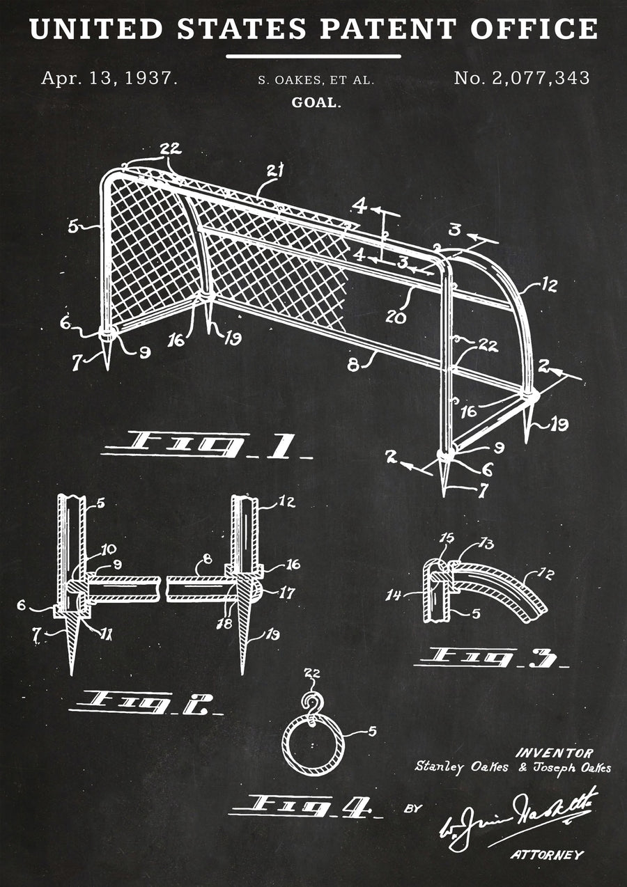 Football Goal - Print Only frame