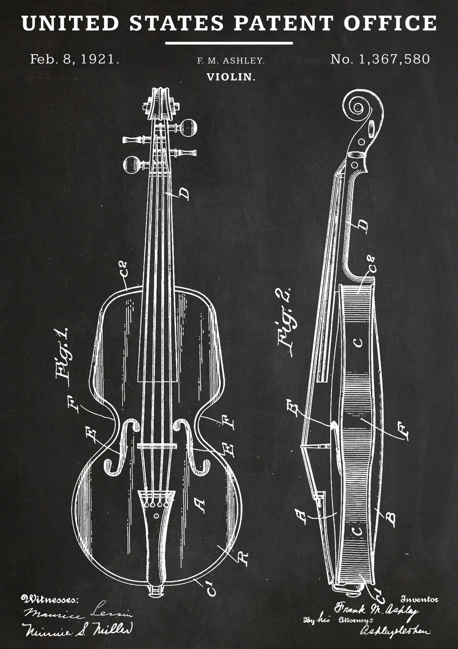 Violon - Print Only frame