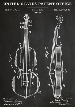 Violin print