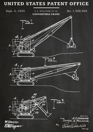 Convertible Crane print