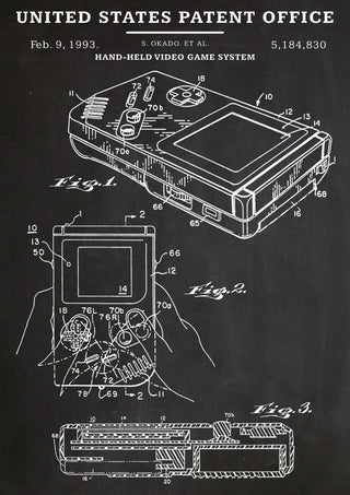 Console de jeux rétro print
