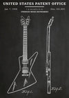 Gibson 58 Korina Explorer print