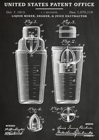 Cocktail-Shaker print