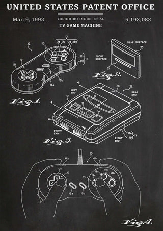 Retro Game Console print