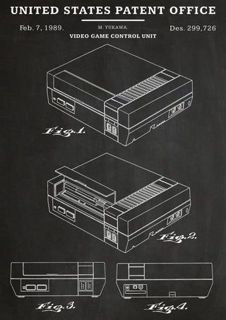 Retro Game Console print