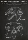 Retro Game Controller print