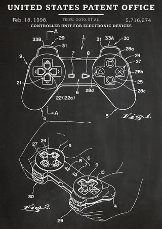 Video Game Controller print
