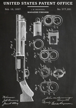 Pump Shotgun print