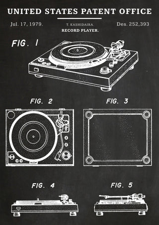 Platine vinyle print