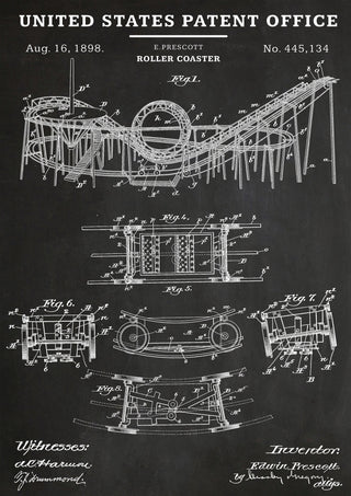 Montagne russe print