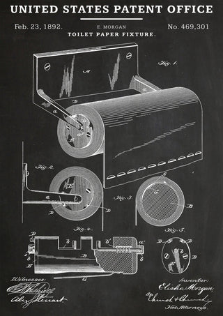Distributeur de papier toilette print