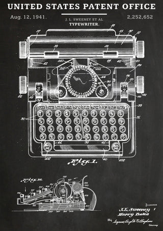 Machine à écrire print