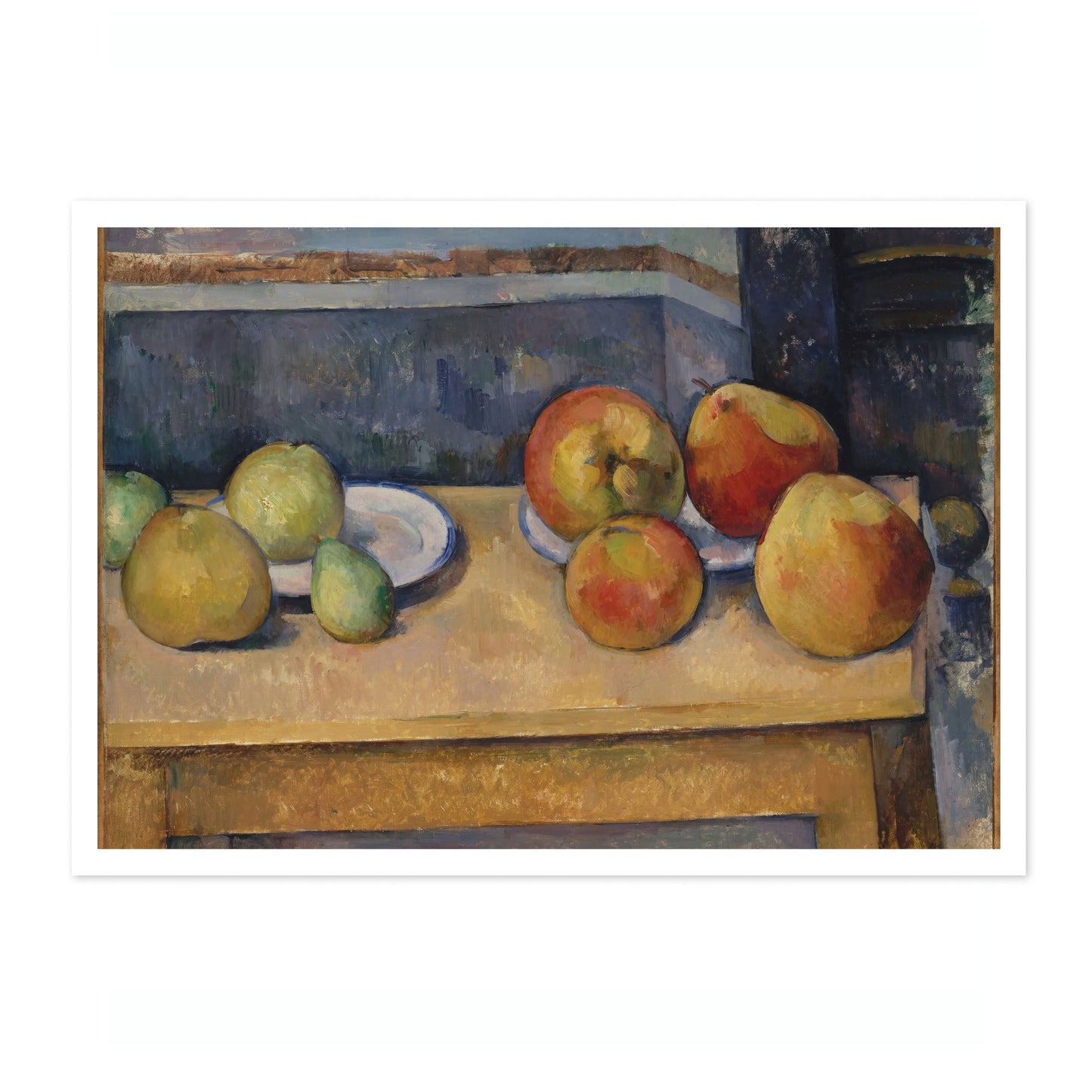 Stilleben med äpplen och päron