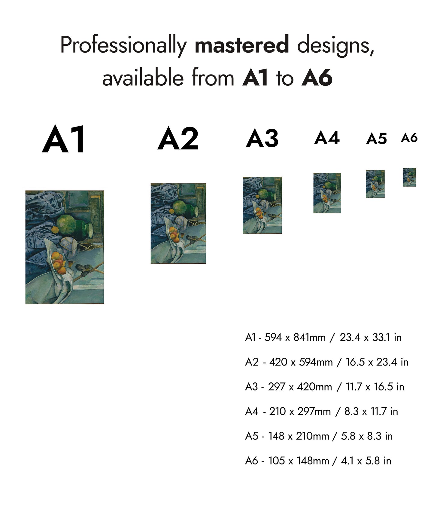 Stilleben med en ingefärskruka och auberginer