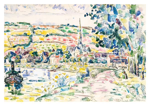 Petit Andely, flodbanken