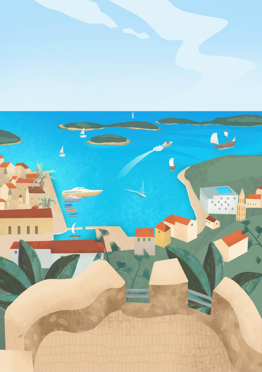 Hvar - Print Only frame