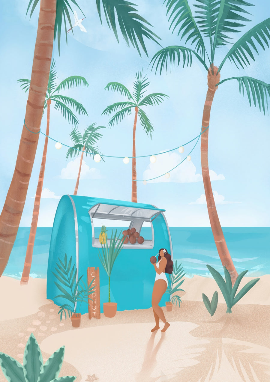 Bora Bora - Print Only frame