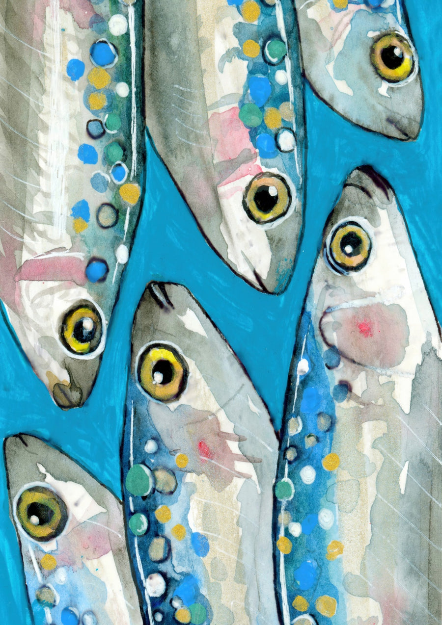 Fishes - Print Only frame