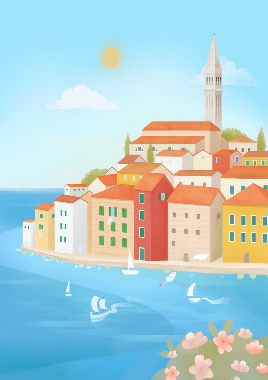 Rovinj, Croatia - Print Only frame