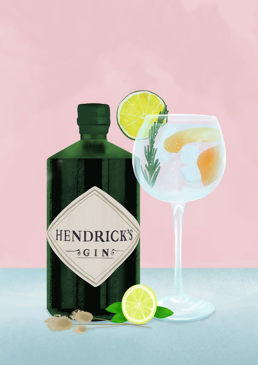 Gin & Tonic - Print Only frame