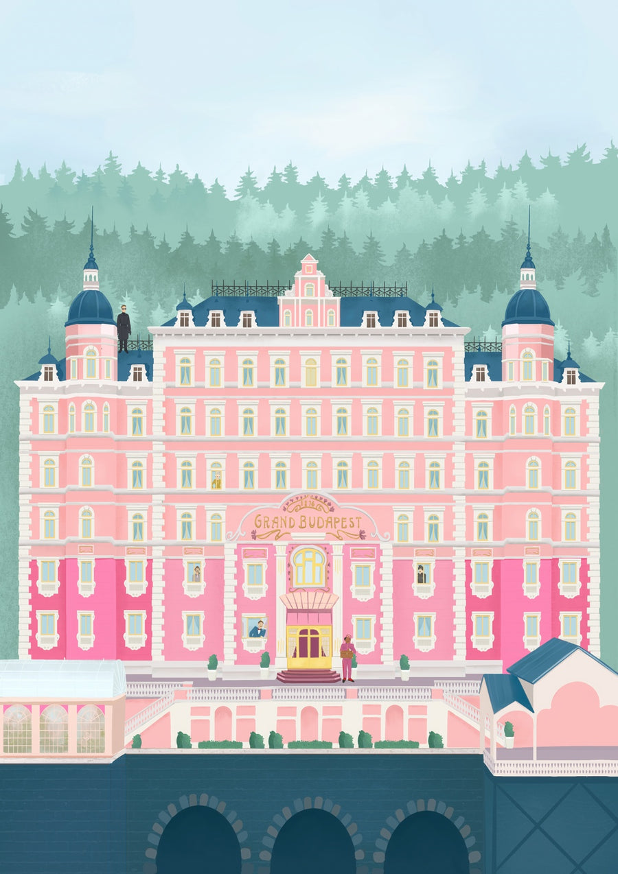 Hotel Budapest - Print Only frame