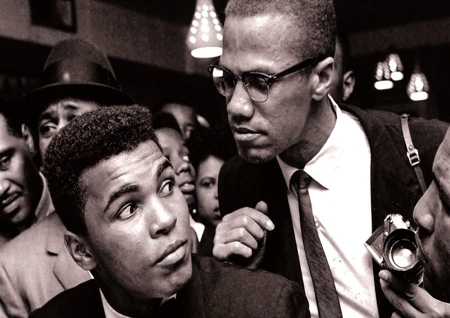 Ali and Malcom X - Print Only frame