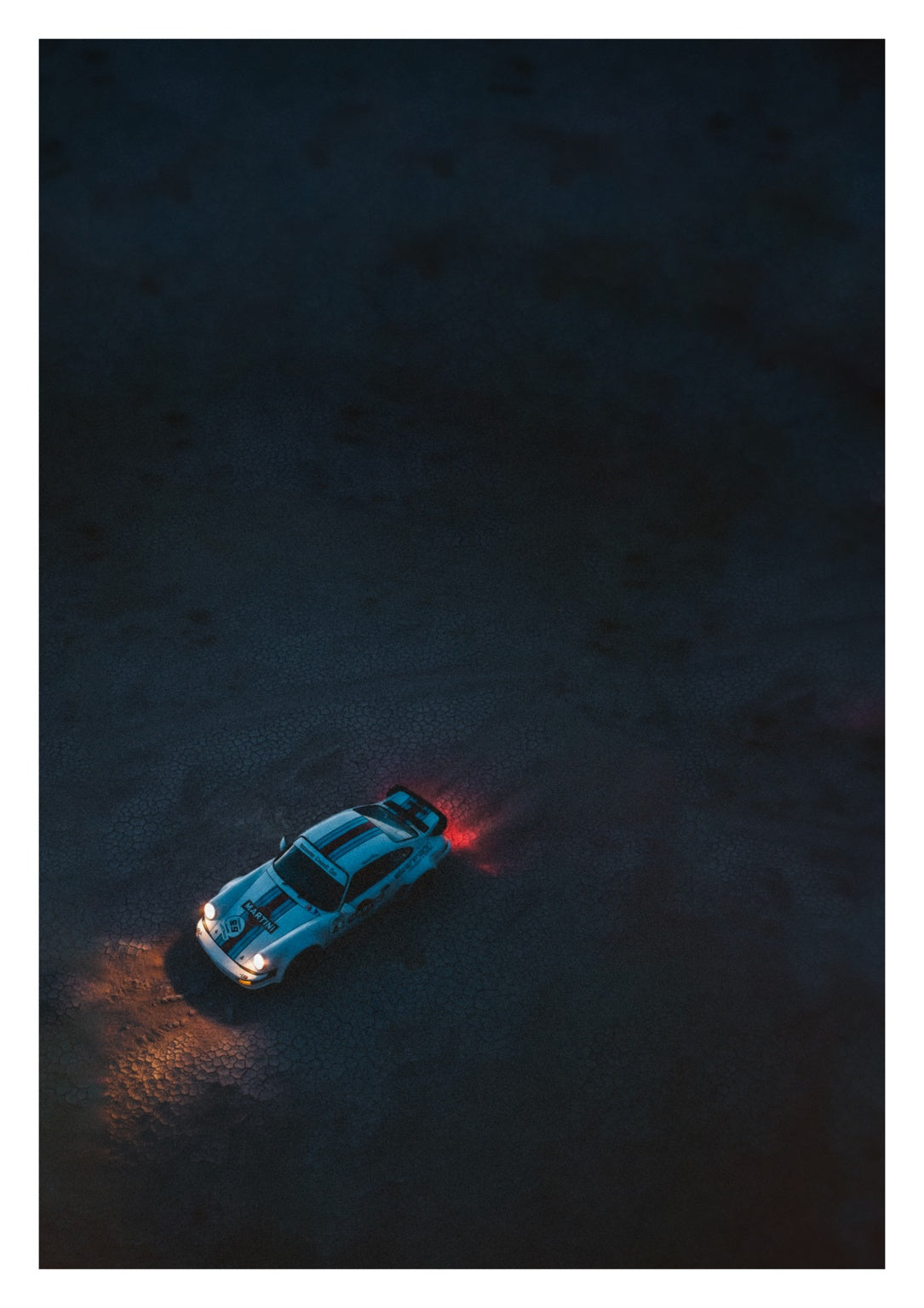 Driving Across the Lakebed