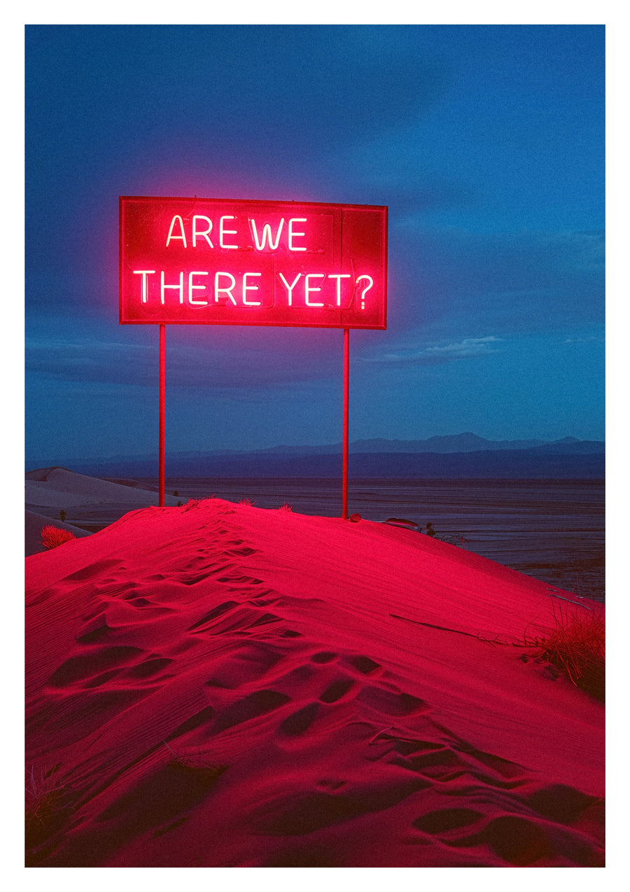 Sommes-nous arrivés ? - Print Only frame