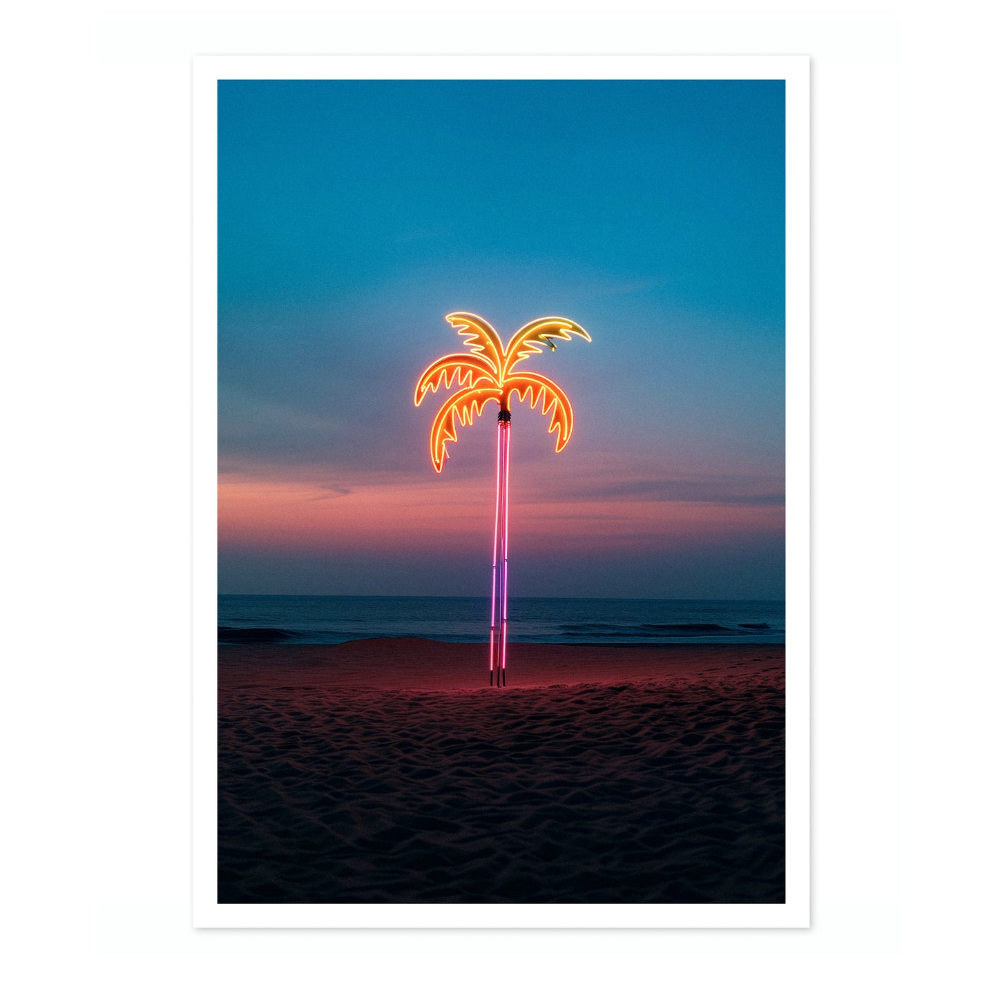 Leuchtende Handfläche