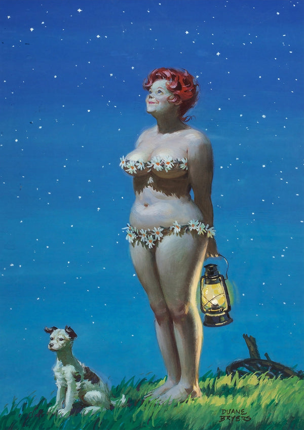 Hilda au clair de lune