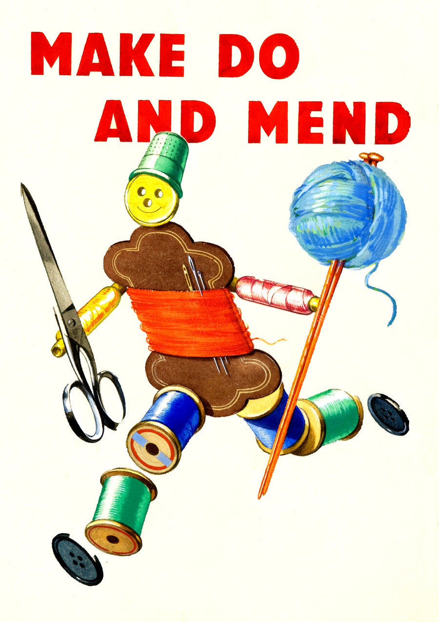 Make Do and Mend - Print Only frame