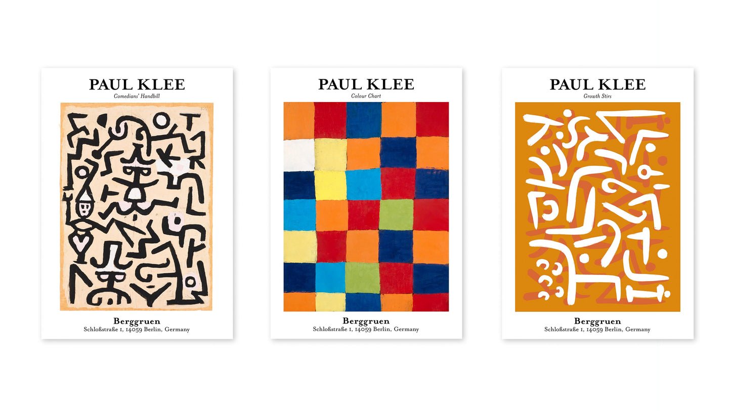 Paul Klee - Set om 3