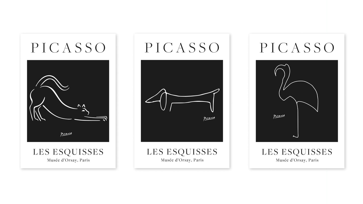 Picasso - Ensemble de 3