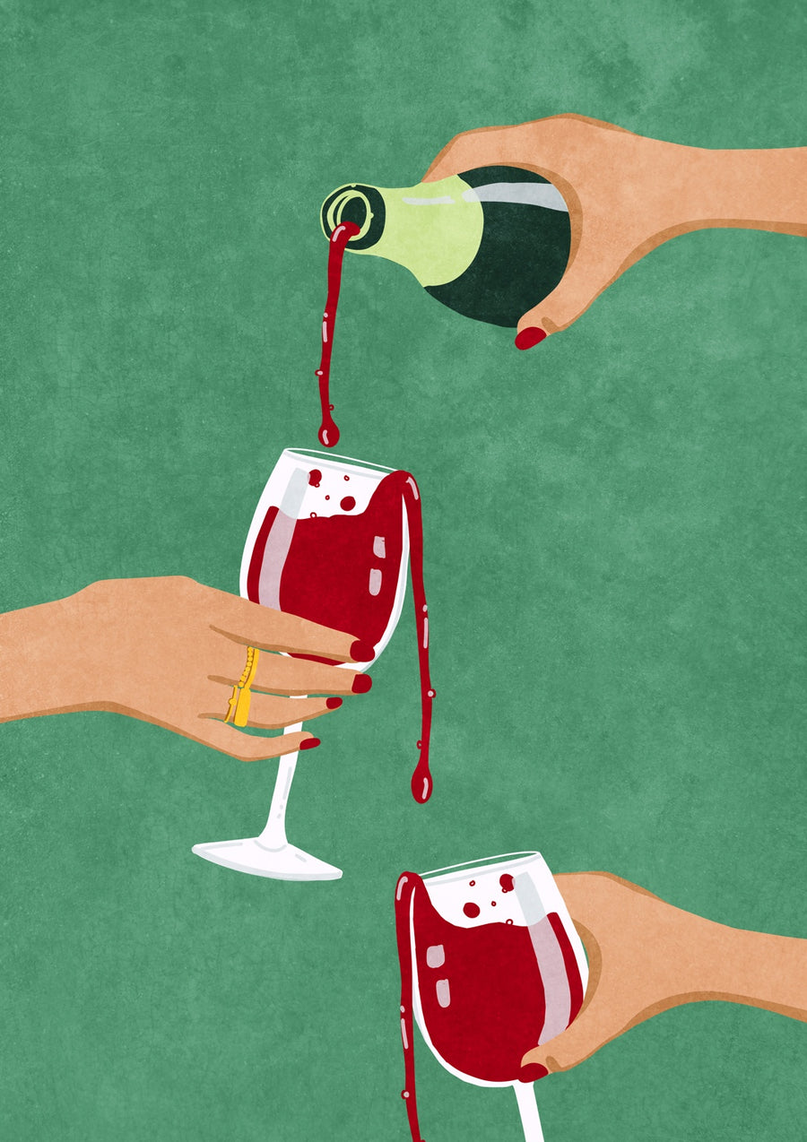 Cheers Girls - Print Only frame