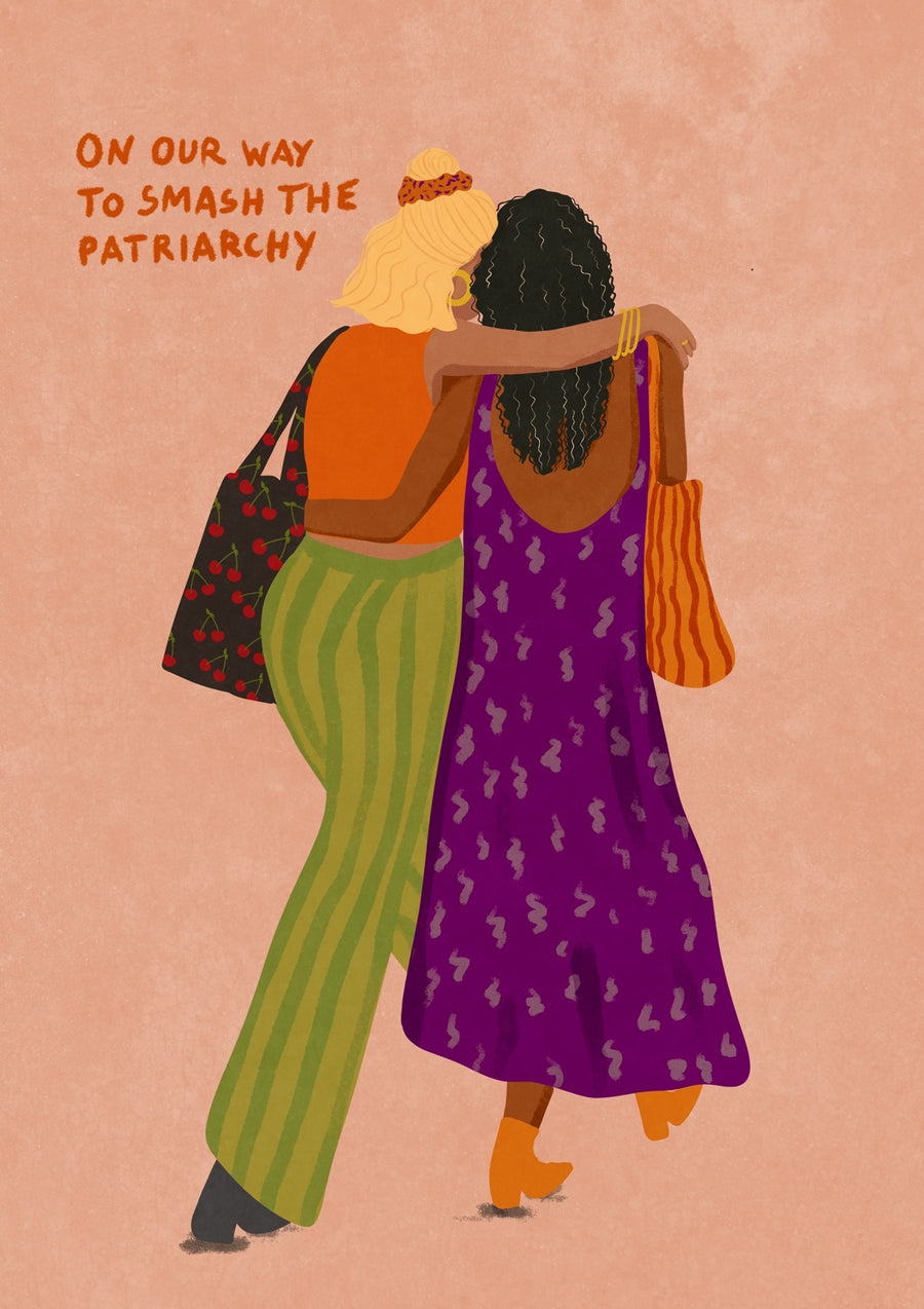 Smash the Patriarchy - Print Only frame
