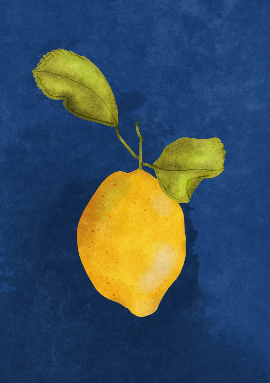 Just A Little Lemon - Print Only frame