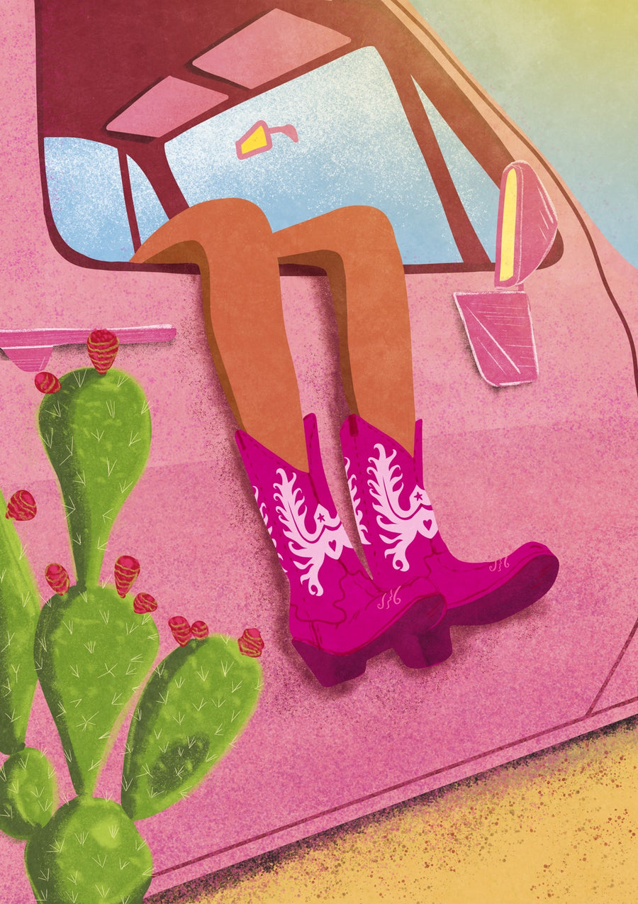 Cowgirl - Print Only frame
